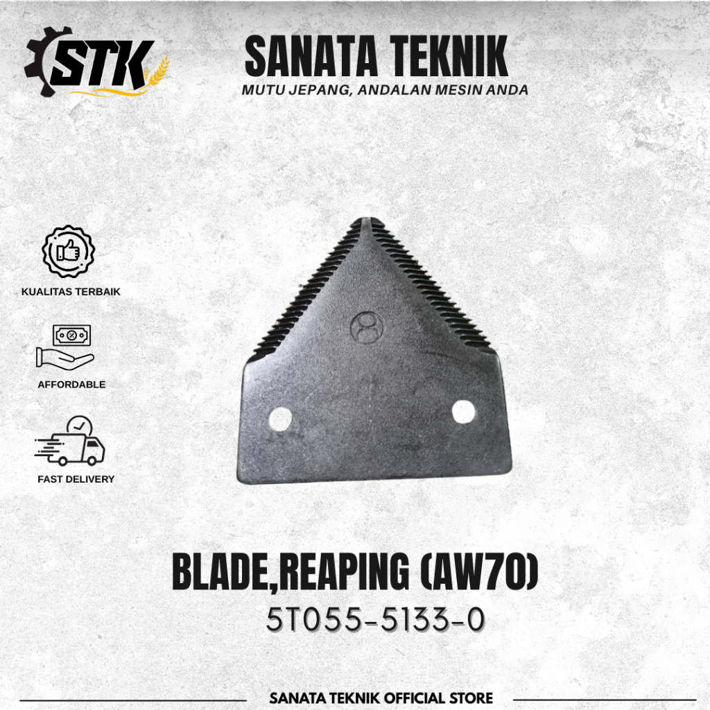 BLADE, REAPING / MATA PISAU SEMUA TYPE KUBOTA, YANMAR, LOVOL RG-108 / 5T055-5133-0