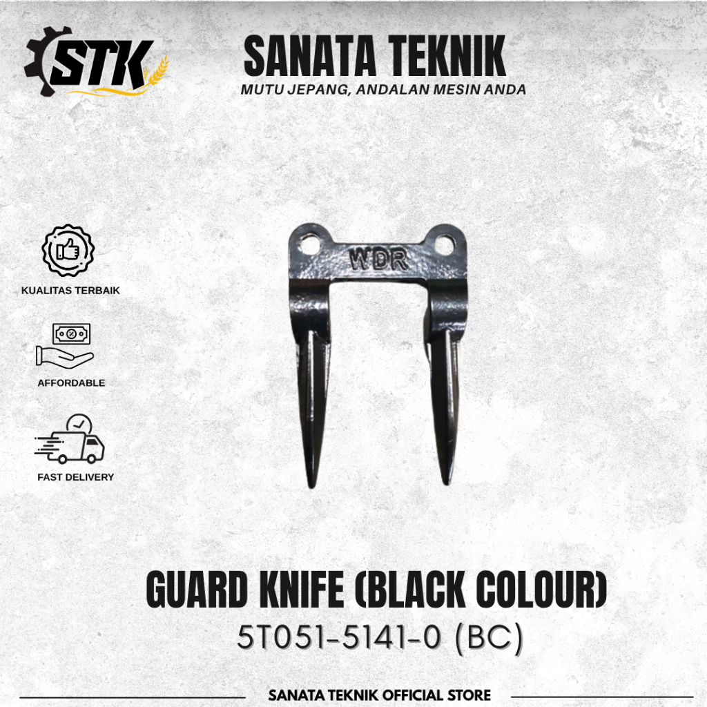 GUARD KNIFE (BLACK COLOUR) / 5T051-5141-0 (Hitam)