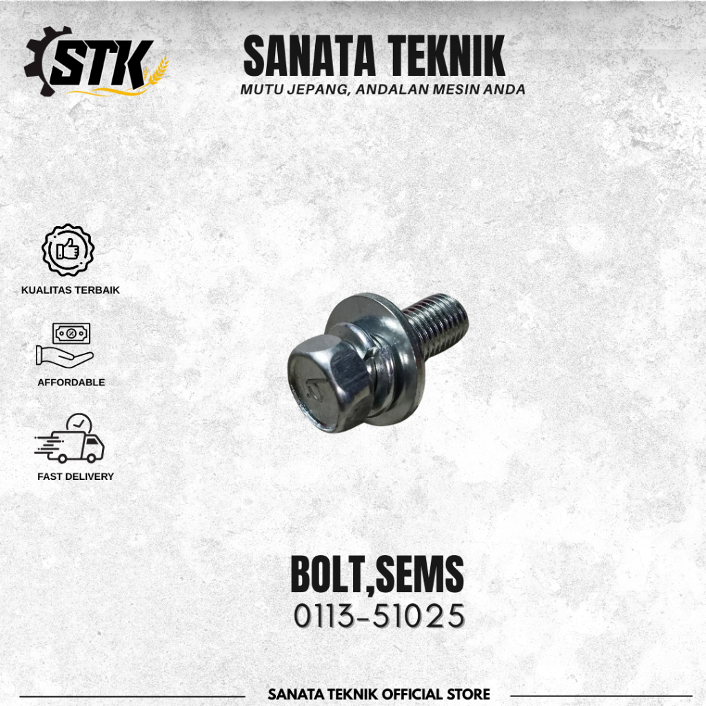 BOLT, SEMS DC35/DC70 / 01133-51025